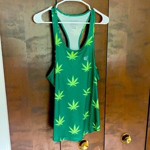 Jed North Stringer Tanktop, Cannabis, Small